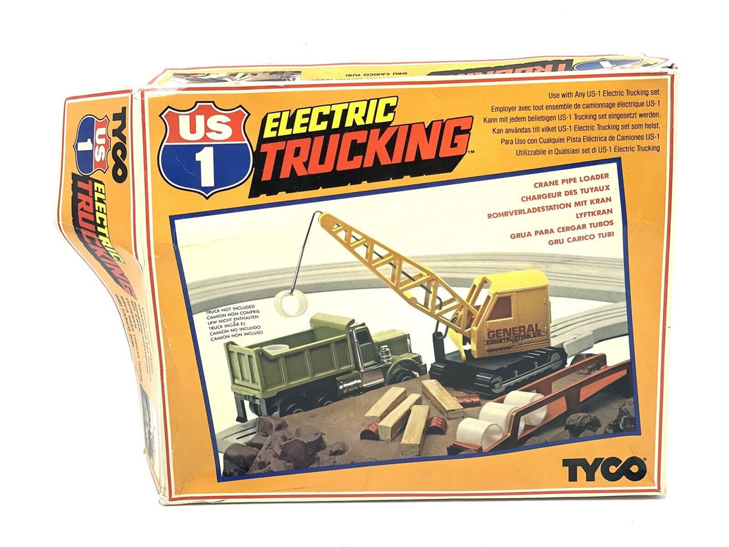 TYCO us1 electric trucking OPERATING CRANE PIPE LOADER