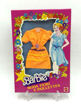 Load image into Gallery viewer, Vintage Mattel Barbie "Moda Fiori e Paillettes" Outfit #4 (80s) - Mint on Card (MOC)
