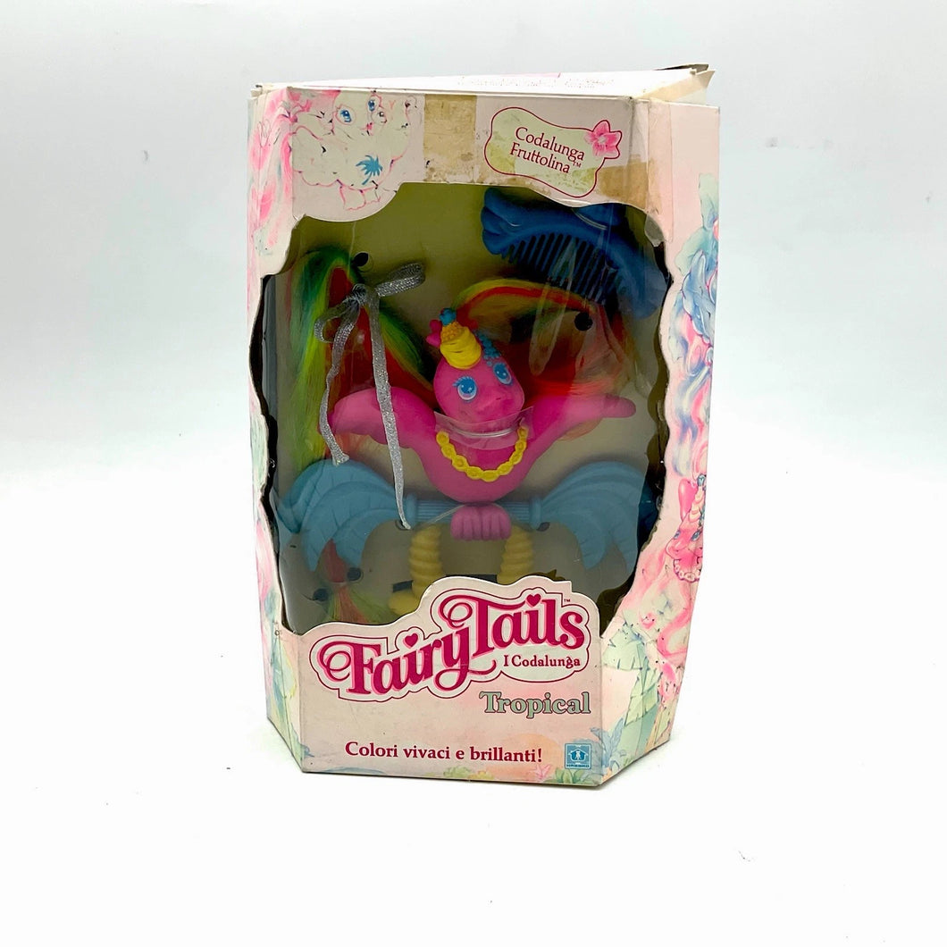1987 Hasbro Fairy Tails Tropicals Sunny Tails (Pink Bird) – New In Box