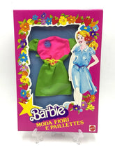 Load image into Gallery viewer, Vintage Mattel Barbie "Moda Fiori e Paillettes" Outfit #3 (80s) - Mint on Card (MOC)
