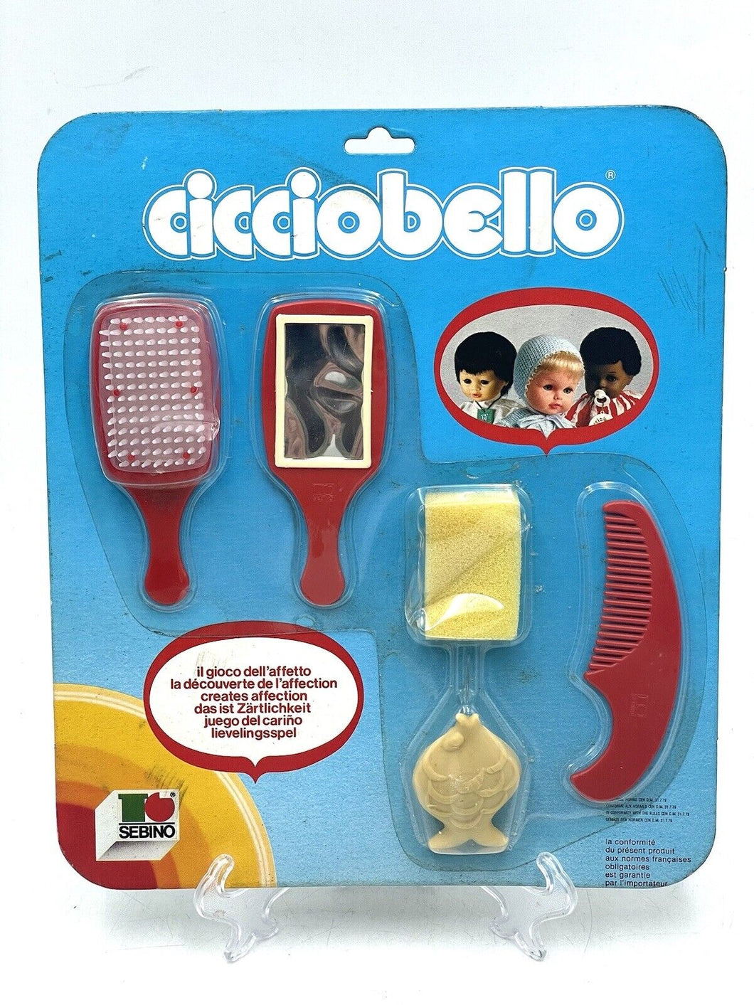 70'S SEBINO CICCIOBELLO SET BAGNO BAGNETTO