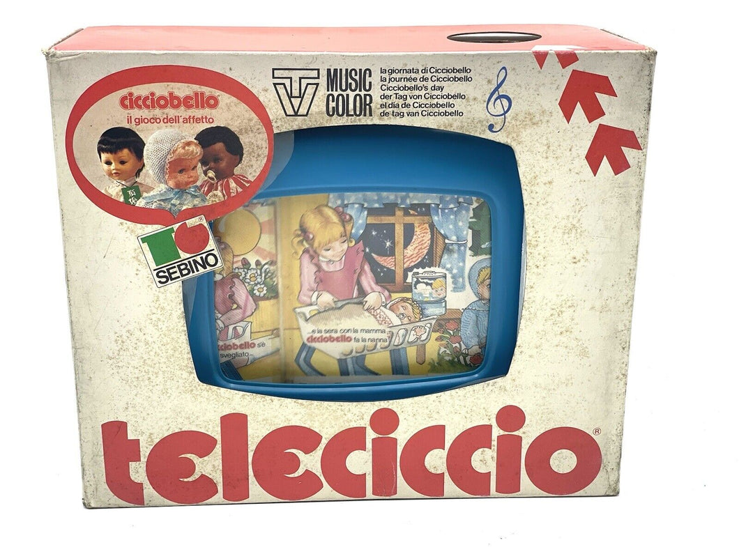 1981 CICCIOBELLO TELECICCIO TV SEBINO Rare New old stock