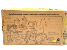 Load image into Gallery viewer, Back view of the Sunshine Family Farm playset showing structure
