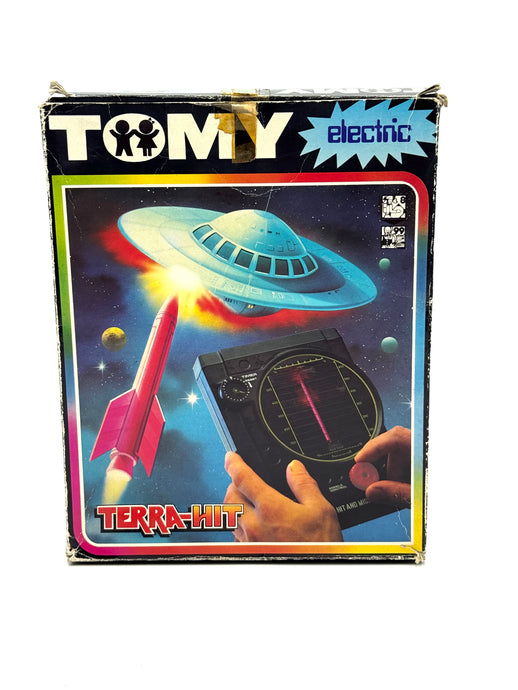 Front view of 1978 Tomy Terra Hit tabletop electronic game