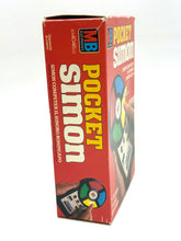 Load image into Gallery viewer, Vintage Milton Bradley Pocket Simon 1980 handheld memory game tested and working
